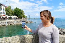 Der smarte Reiseguide für unterwegs – die neue Echt Bodensee Website in der mobilen Ansicht.