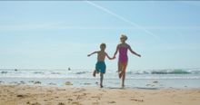 South Devon's beautiful sandy beaches are perfect for children!