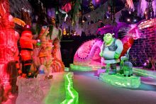 Photo caption: Sands Resorts Macao picked up Silver – Best Exhibition Event for its Kung Fu Panda Adventure Ice World with the DreamWorks All-Stars at The Marketing Events Awards 2018.