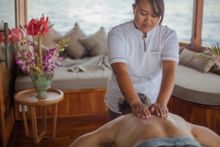 There is an on-board luxury Spa with full treatments available for guests