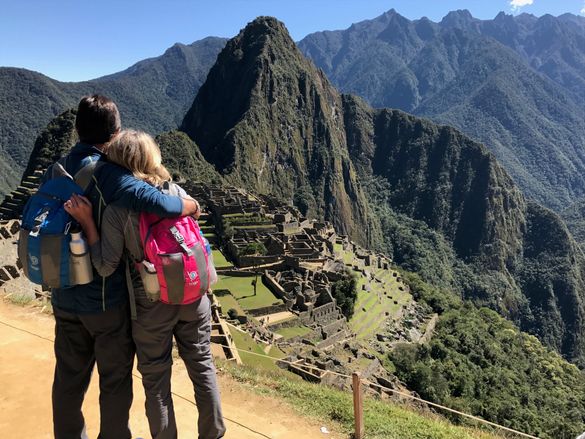 David and Helene at Machu Picchu