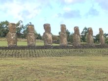 Moai on Easter Island
