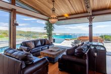 Lounge room and views of Injidup Bay House