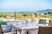 Views from the terrace at Carrossa