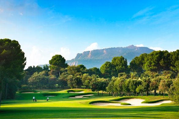 The 17th hole of El Prat's Open Course