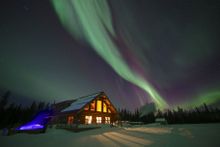 Main building of Northern Lights Resort & Spa