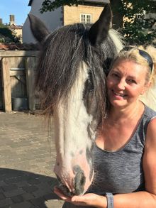 Ruth Daly, Marketing Director at Ranch Rider pictured with Kizzy