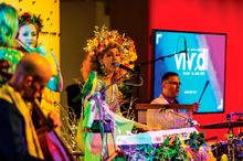 Indie, dream pop sensation Goldheist collaborates with sign language interpreters to bring her songs and stories to life for Vivid Art After Hours - part of Vivid Music and Vivid Ideas in 2018
