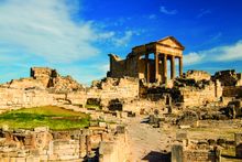 A ruined ancient city in Tunisia