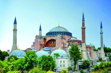 View of the Hagia Sophia