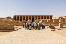 The Temple of Seti I in Abydos, Egypt
