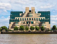 London's iconic MI6 building