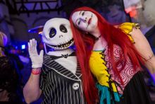 Halloween party goers at G Adventures 2017 at Bran Castle event get into the spirit