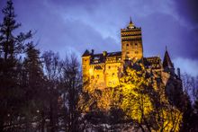 Bran Castle at night conjures up myths and mysteries