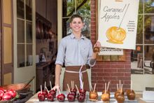 Handmade Candied Apples in Columbia State Historic Park