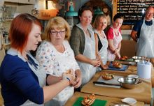 Crab cracking at the Taste of the Teign Food and Drink Festival