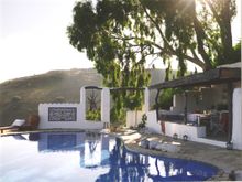 The poolside summer kitchen