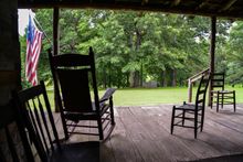 The expansive Dog Trot house represents the home of a well-to-do pre-Civil War family. (photo credit Terry Minton)