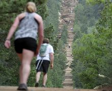 Ascend the 2,744 steps of the Manitou Springs Incline Trail