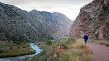 This seven-mile trail winds up and down the Arkansas River through Cañon City.
