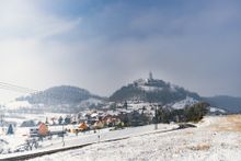 Leuchtenburg in winter