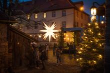 All set for Christmas: Leuchtenburg courtyard 
