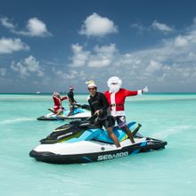 Santa arrival at Kandima Maldives