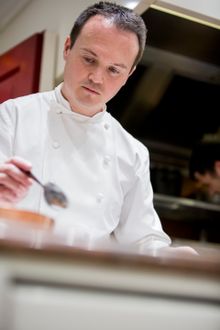 Guest Chef Frederic Garnier of La Bastide des Mousiters -photo by Pierre Monetta