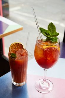 Fig and Campari Spritz & Harissa Bloody Mary 
