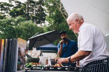 Matt Okine and Rick Stein, Gourmet Village 2017