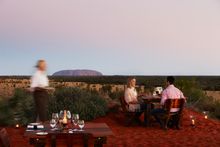Dinner and a view at Tali Wiru, Voyages Ayers Rock Resort