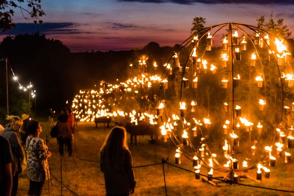 Timber festival in the National Forest