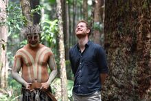 The Duke of Sussex admiring the satinay trees of Pile Valley