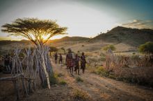 Local tribesmen in the Omo Valley of Ethiopia