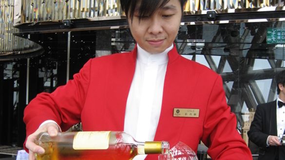 Waiter at the Robuschon au Dome