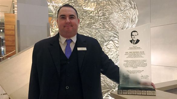 Hilton Sydney concierge, Lance Birkett Hilton Sydney concierge, Lance Birkett