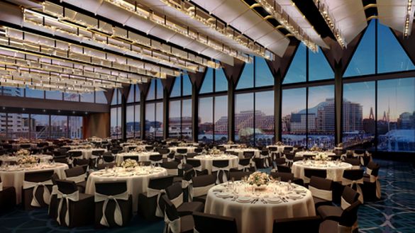 HRS Ballroom, with a view of Darling harbour HRS Ballroom, with a view of Darling harbour