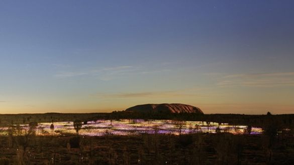 Field of Light Uluru is being extended for a second season