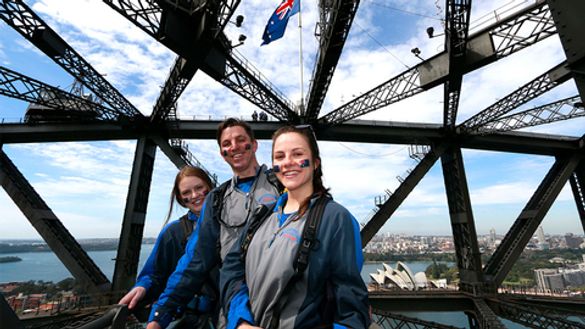 Australia Day on the Sydney Harbour Bridge
