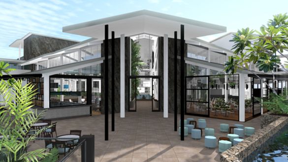 Daydream Island Resort and Spa main atrium (external)
