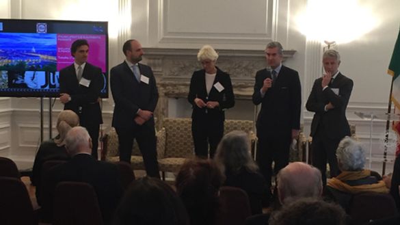 Presenting to media in NYC