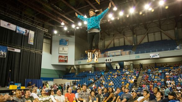 World Eskimo-Indian Olympics in Fairbanks, Alaska.  