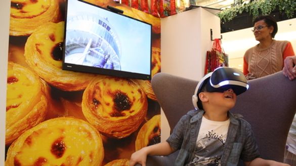 Macao 360-degree VR shopping centre campaign