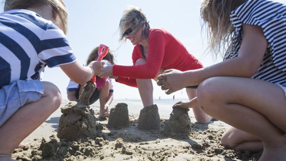 Making Sandcastles. 