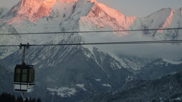 Night skiiing, Chamonix France