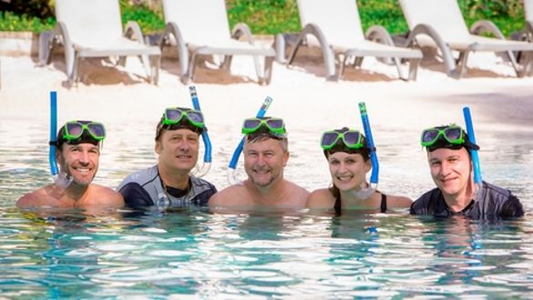 Pictured left to right is: Mantra Esplanade, Cairns General Manager Colin McIntosh; Mantra Trilogy, Cairns General Manager Tony Hughes; Mantra Group Area Manager Port Douglas Christopher Northam; Peppers Beach Club & Spa, Palm Cove Operations Manager Kers Pictured left to right is: Mantra Esplanade, Cairns General Manager Colin McIntosh; Mantra Trilogy, Cairns General Manager Tony Hughes; Mantra Group Area Manager Port Douglas Christopher Northam; Peppers Beach Club & Spa, Palm Cove Operations Manager Kers