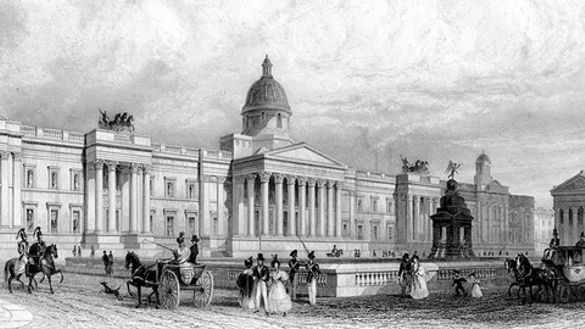The National Gallery, steel engraving c.1840