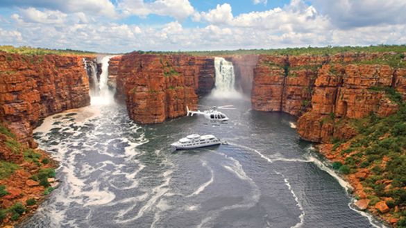 True North at King George Falls, Kimberley