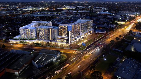Artist impression of M-City development