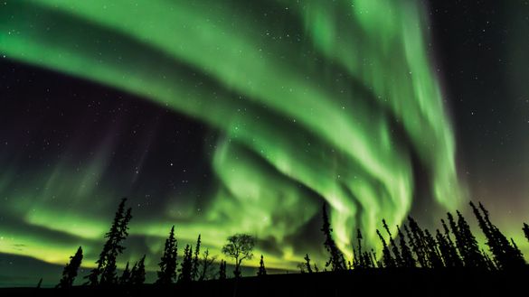 Photo of the aurora borealis taken just outside of Fairbanks, Alaska in September, 2017. Photo courtesy of Frank Stelges-Aurora Bear Photography School.